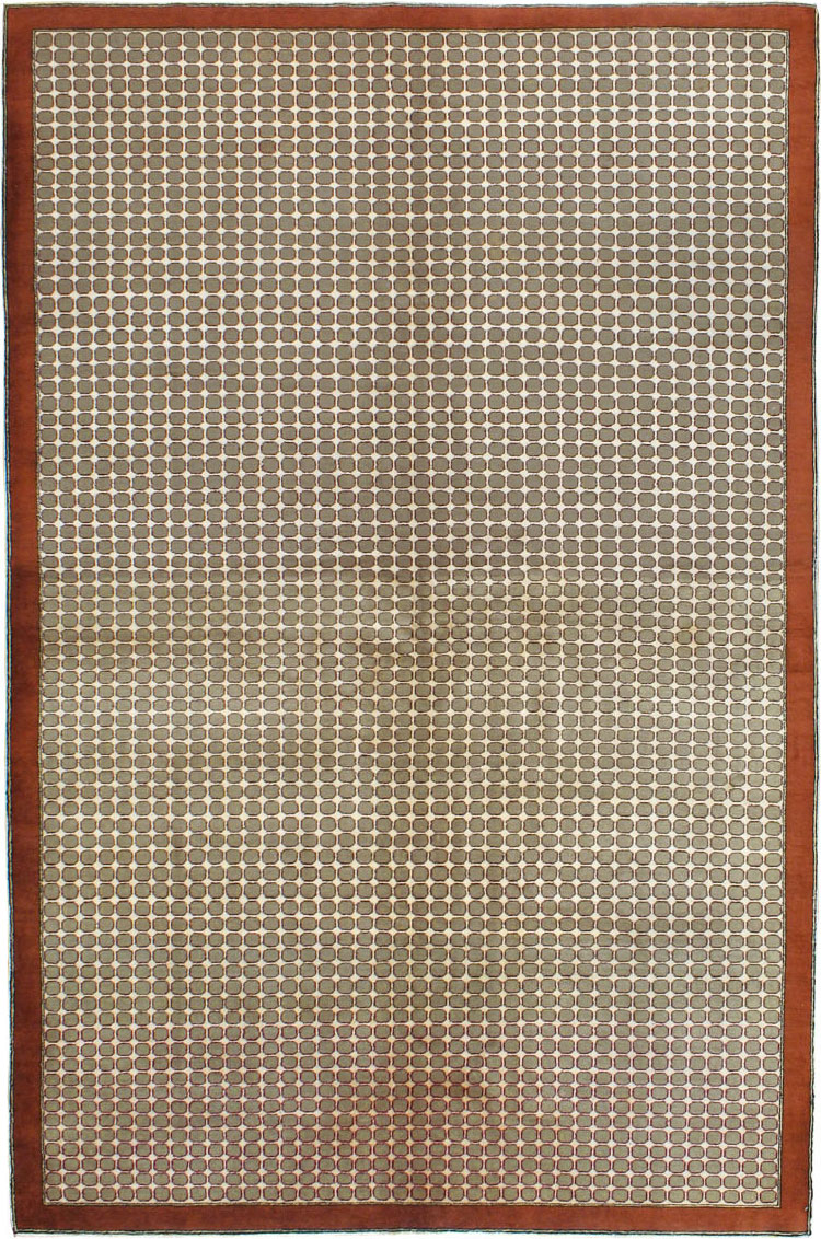 Vintage Anatolian Deco Carpet, No.18855 - Galerie Shabab