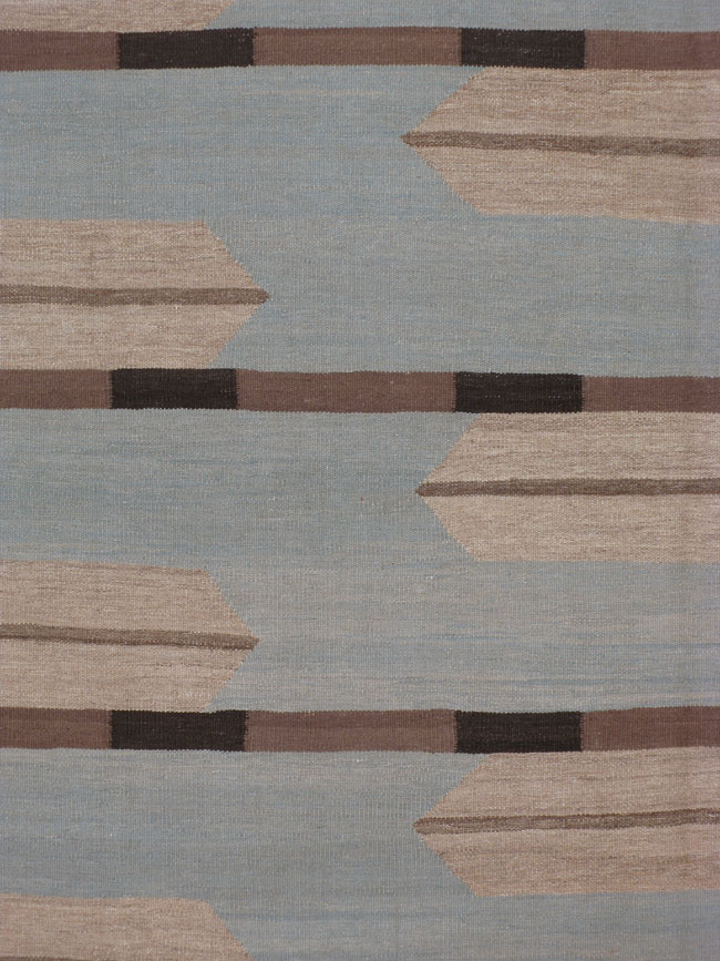 Vintage Modernist Kilim, No.18870 - Galerie Shabab