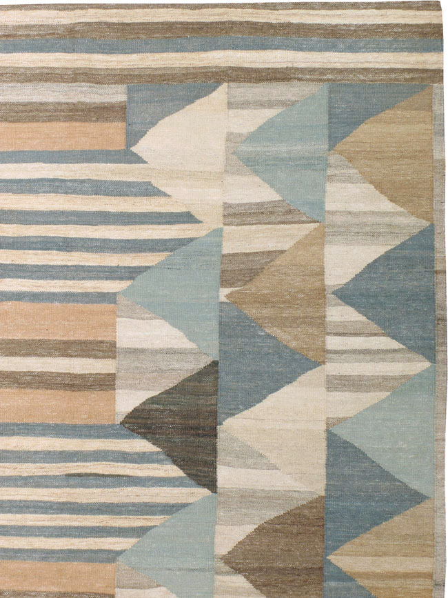 Contemporary Persian Flatweave Kilim Oversize Carpet, No.18871 - Galerie Shabab