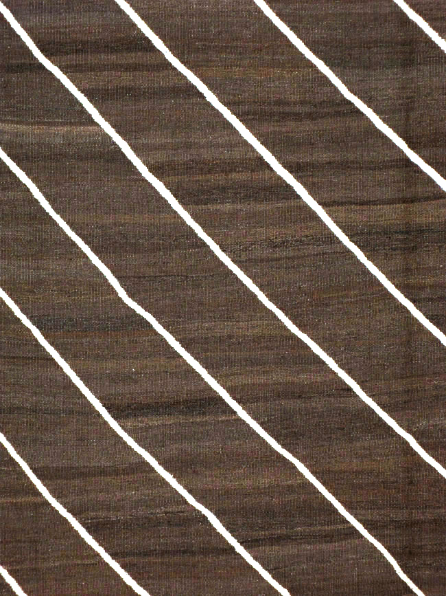 Vintage Persian Modernist Flatweave Kilim, No.18872 - Galerie Shabab