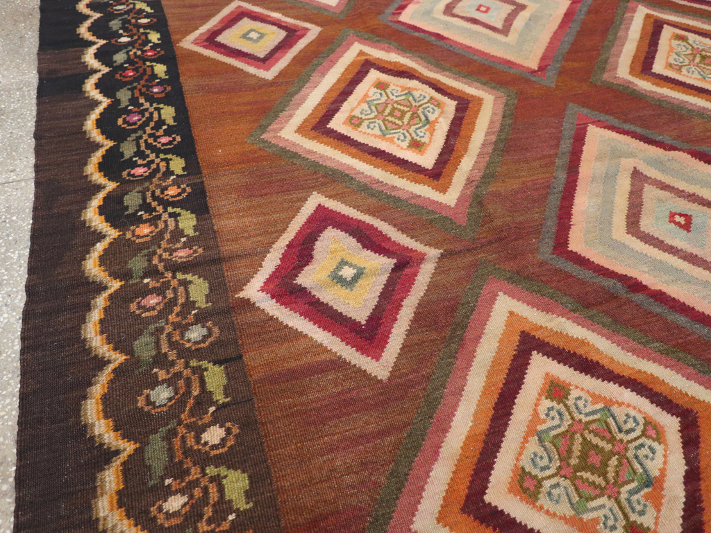 Vintage Turkish Flat-weave Kilim, No.18876 - Galerie Shabab
