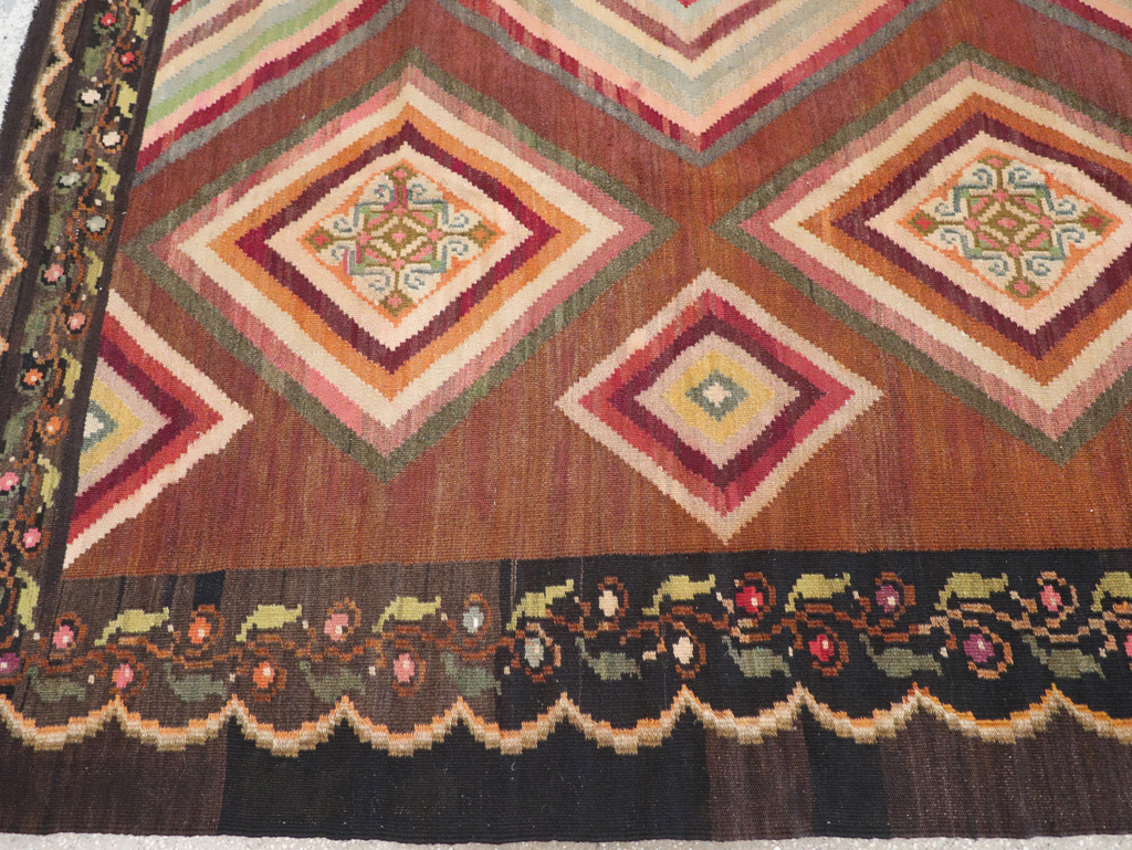 Vintage Turkish Flat-weave Kilim, No.18876 - Galerie Shabab