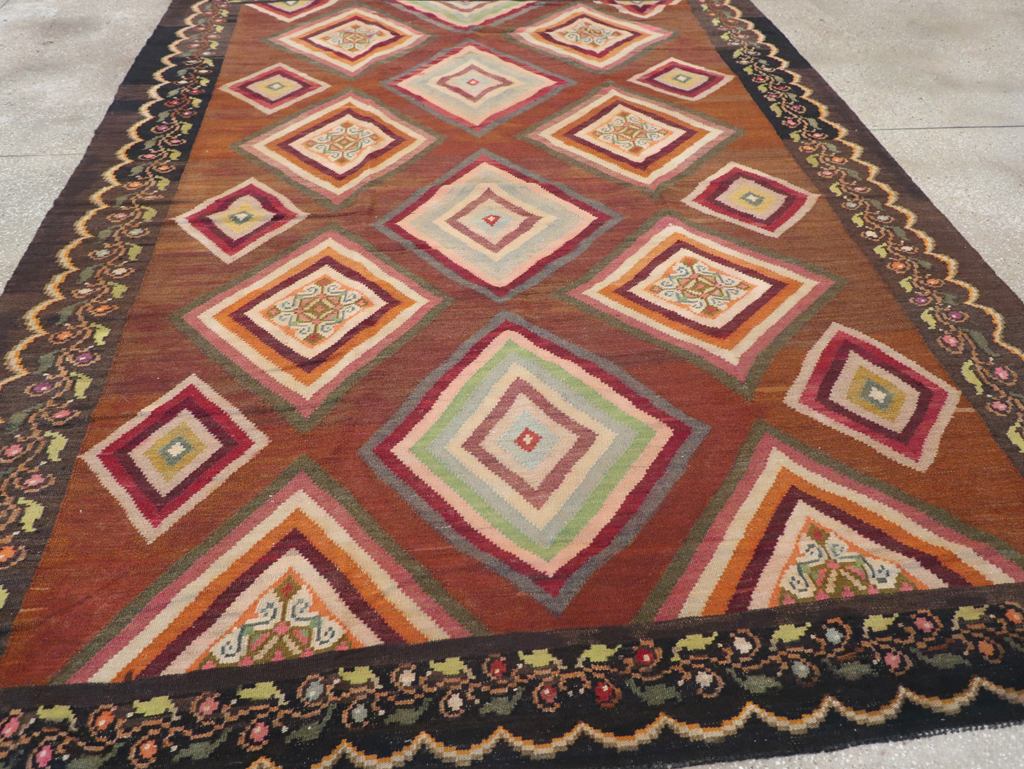Vintage Turkish Flat-weave Kilim, No.18876 - Galerie Shabab