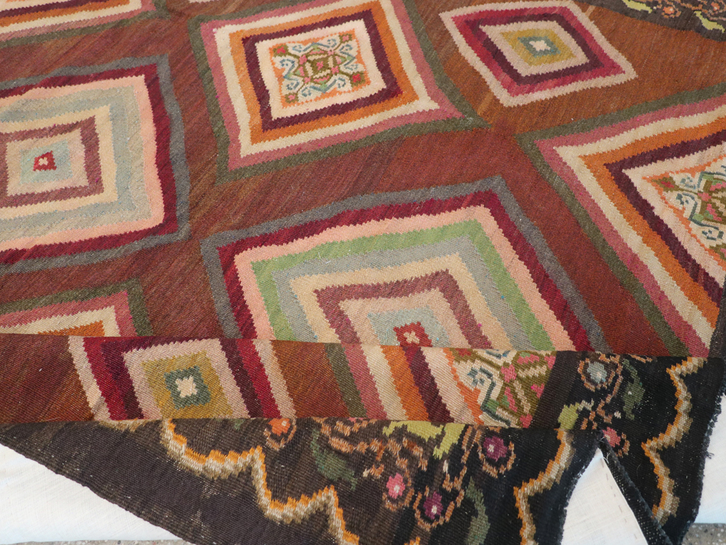 Vintage Turkish Flat-weave Kilim, No.18876 - Galerie Shabab