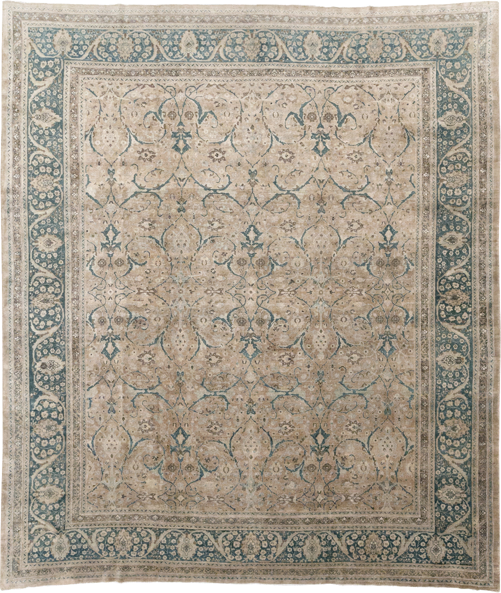Antique Persian Tabriz Carpet, No.18900 - Galerie Shabab