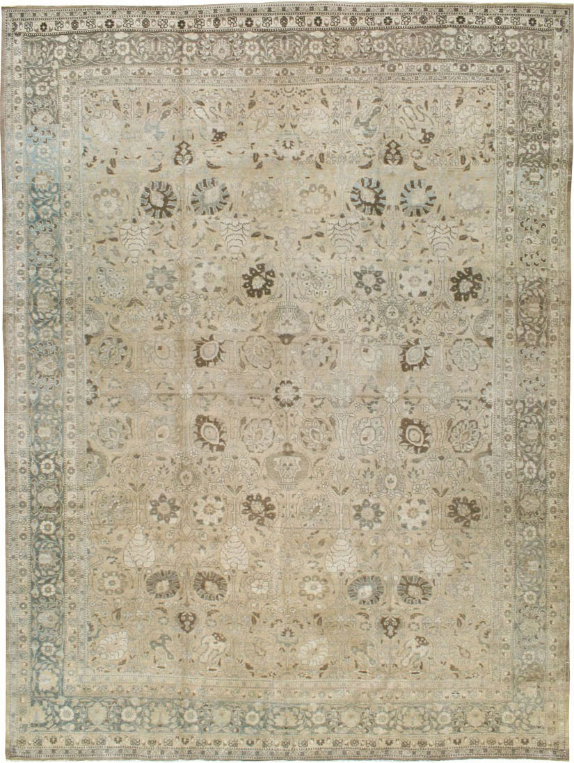Antique Persian Tabriz Carpet, No.18904 - Galerie Shabab