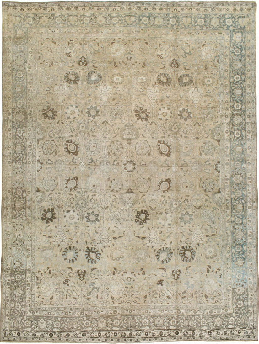 Antique Persian Tabriz Carpet, No.18904 - Galerie Shabab