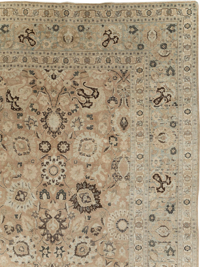 Antique Persian Tabriz Carpet, No.18906 - Galerie Shabab
