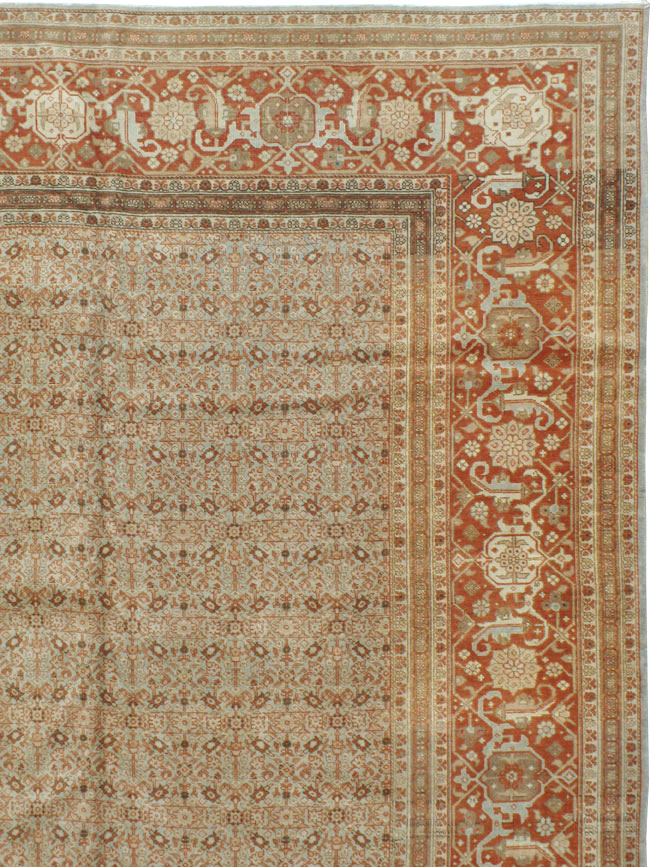Antique Persian Tabriz Carpet, No.18911 - Galerie Shabab