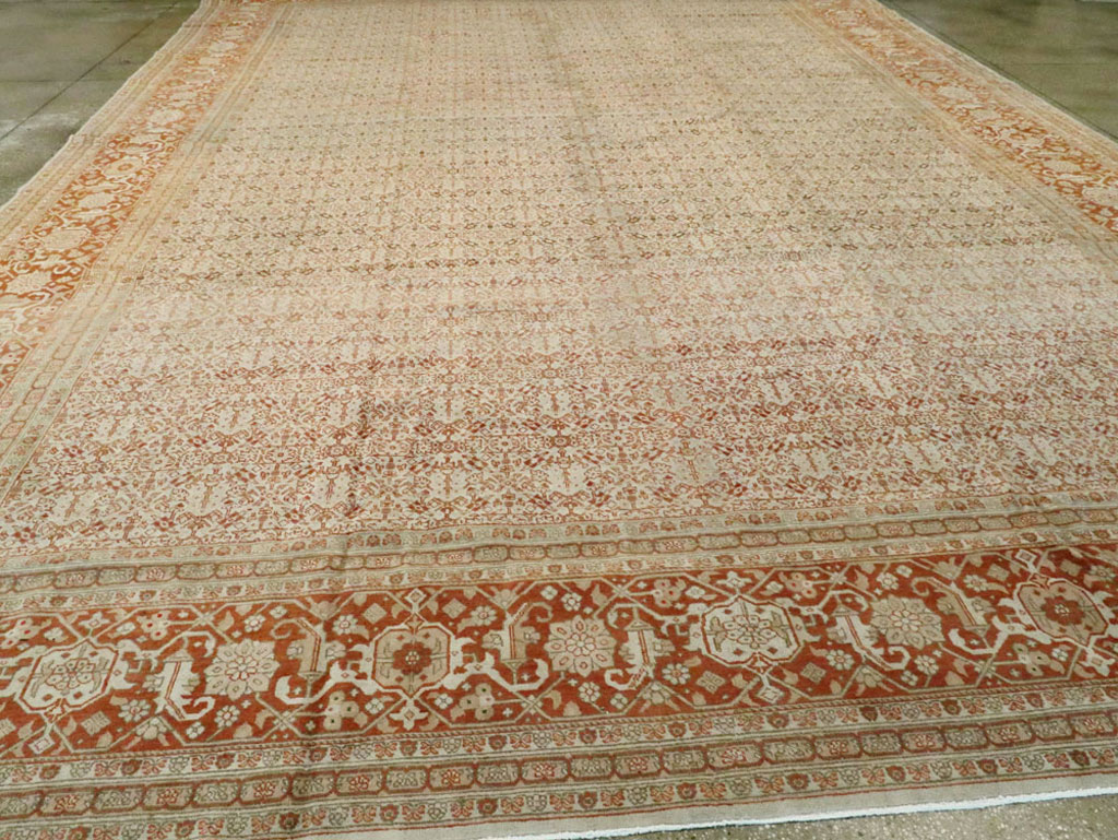 Antique Persian Tabriz Carpet, No.18911 - Galerie Shabab