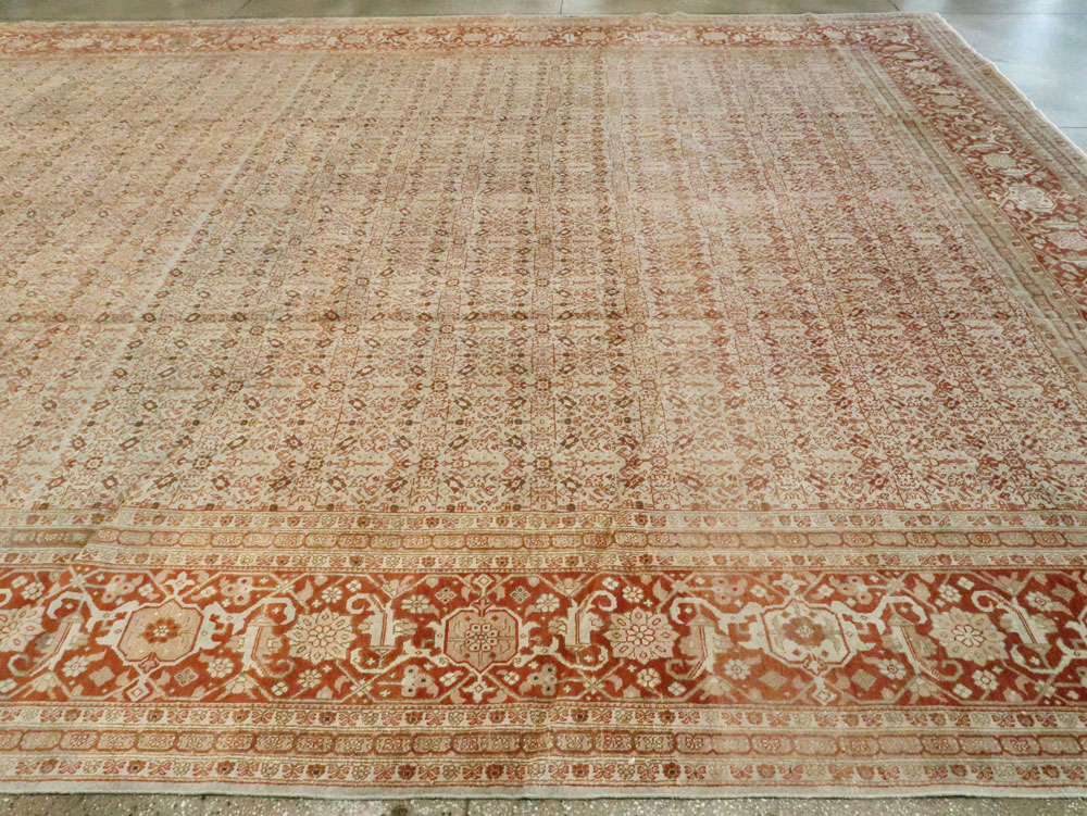 Antique Persian Tabriz Carpet, No.18911 - Galerie Shabab
