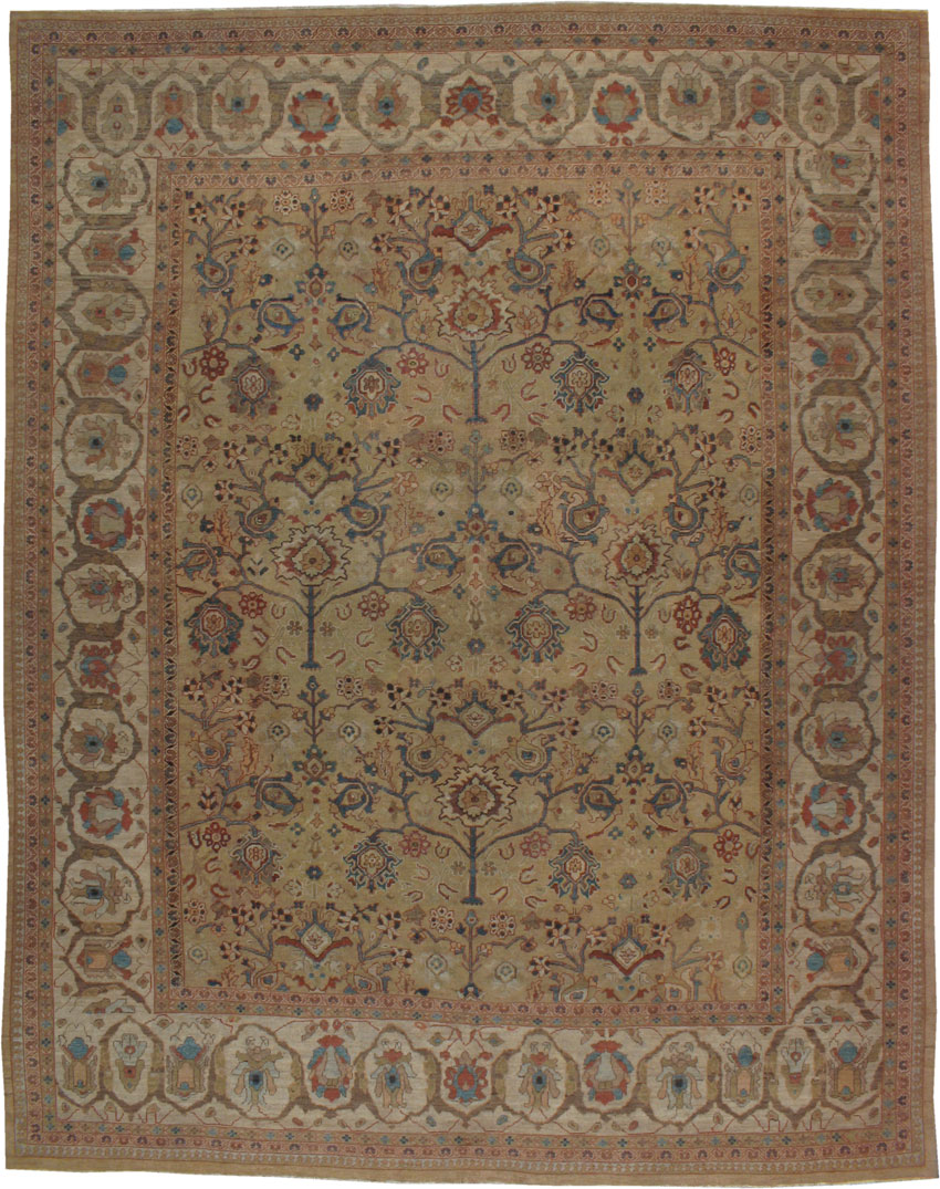 Antique Mahal Carpet, No.18925 - Galerie Shabab