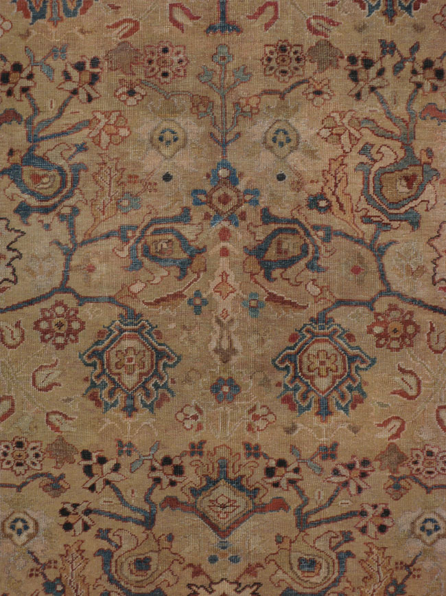 Antique Mahal Carpet, No.18925 - Galerie Shabab
