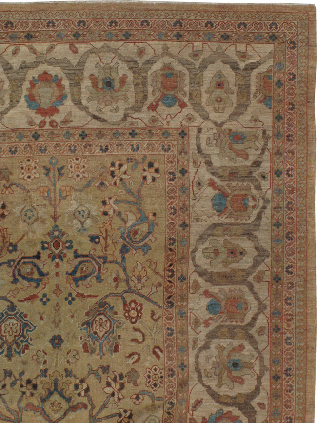 Antique Mahal Carpet, No.18925 - Galerie Shabab