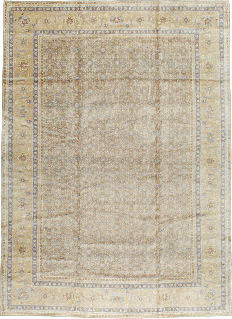 Antique Persian Tabriz Carpet, No.18926 - Galerie Shabab