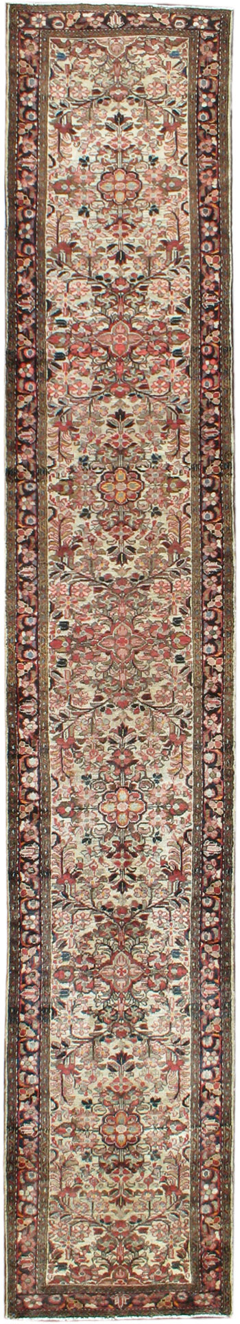 Vintage Persian Lilihan Runner, No.18939 - Galerie Shabab