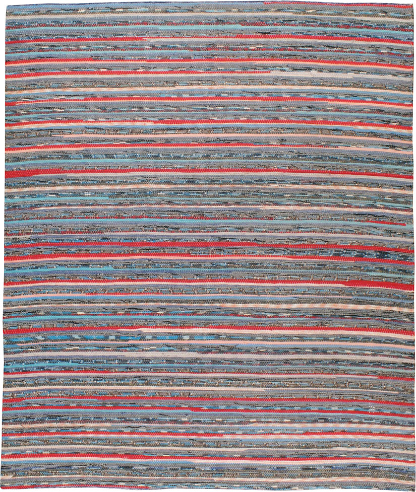 Vintage American Braid Rug, No.18945 - Galerie Shabab