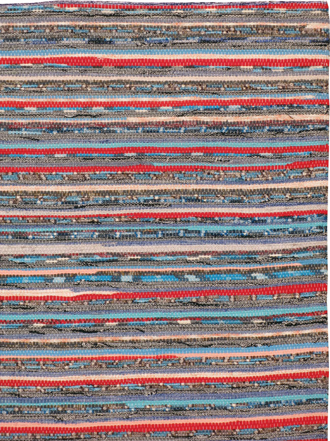 Vintage American Braid Rug, No.18945 - Galerie Shabab