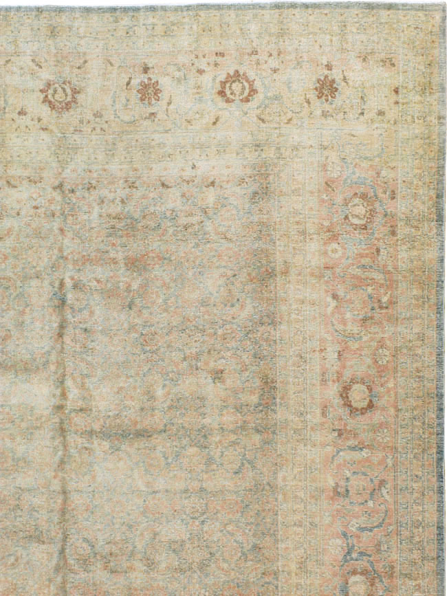 Antique Persian Tabriz Carpet, No.18949 - Galerie Shabab