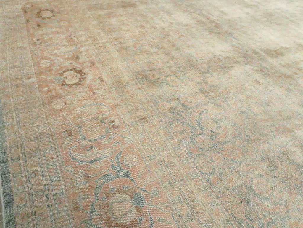 Antique Persian Tabriz Carpet, No.18949 - Galerie Shabab