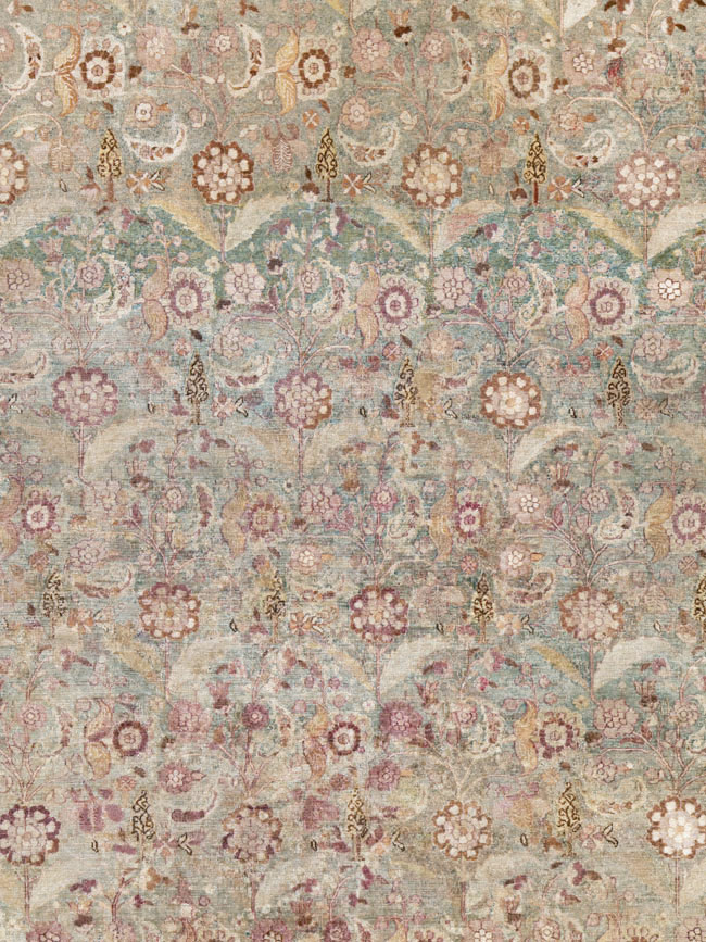 Antique Persian Mashad Carpet, No.18952 - Galerie Shabab