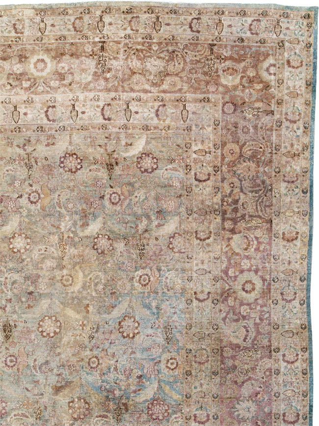 Antique Persian Mashad Carpet, No.18952 - Galerie Shabab