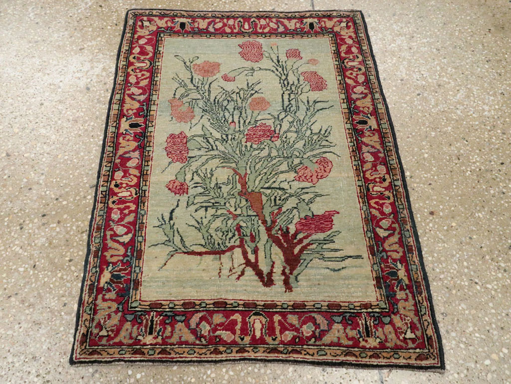 Antique Persian Mashad Rug, No.18964 - Galerie Shabab