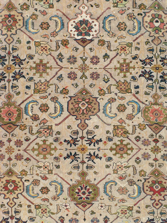 Antique Persian Mahal Carpet, No.18965 - Galerie Shabab