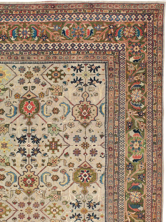 Antique Persian Mahal Carpet, No.18965 - Galerie Shabab