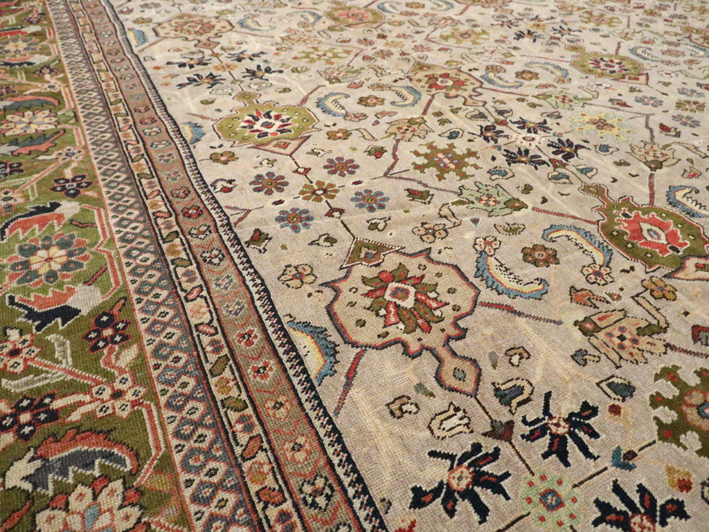 Antique Persian Mahal Carpet, No.18965 - Galerie Shabab