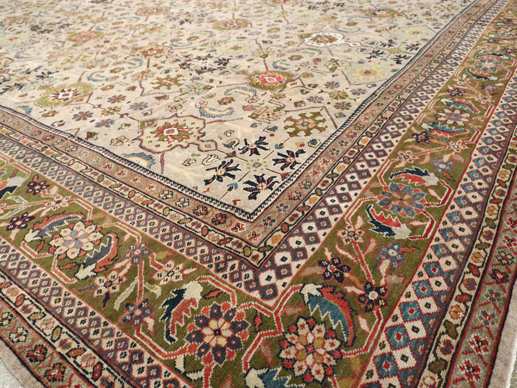 Antique Persian Mahal Carpet, No.18965 - Galerie Shabab