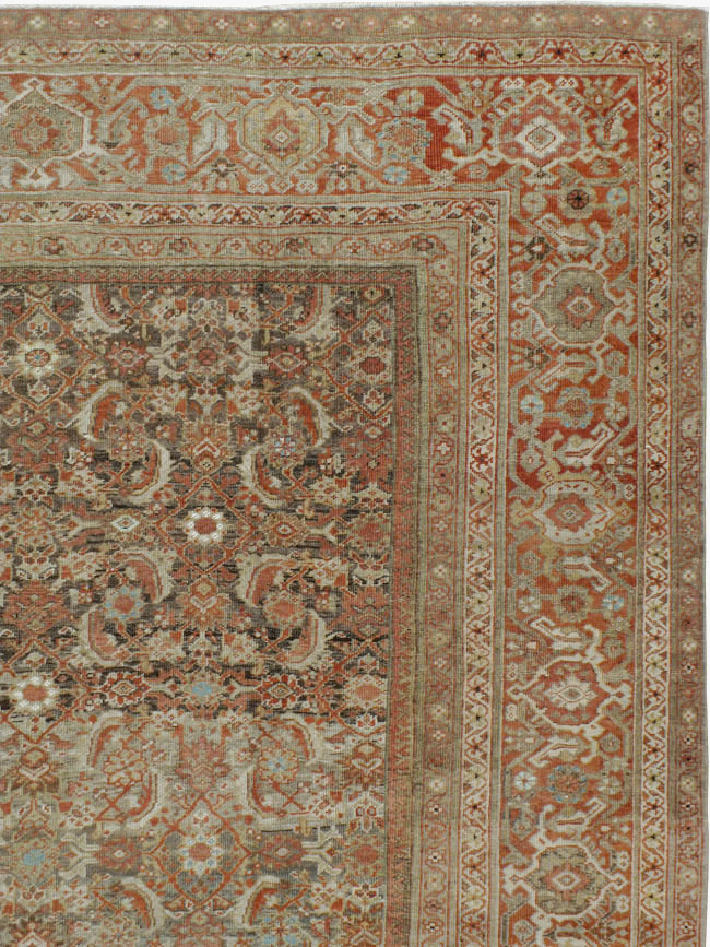 Antique Persian Mahal Carpet, No.18975 - Galerie Shabab