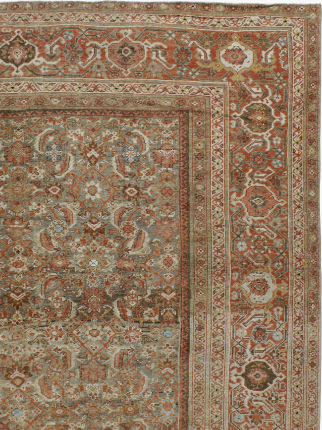 Antique Persian Mahal Carpet, No.18975 - Galerie Shabab