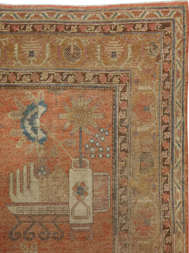 Antique Khotan Carpet, No.18979 - Galerie Shabab