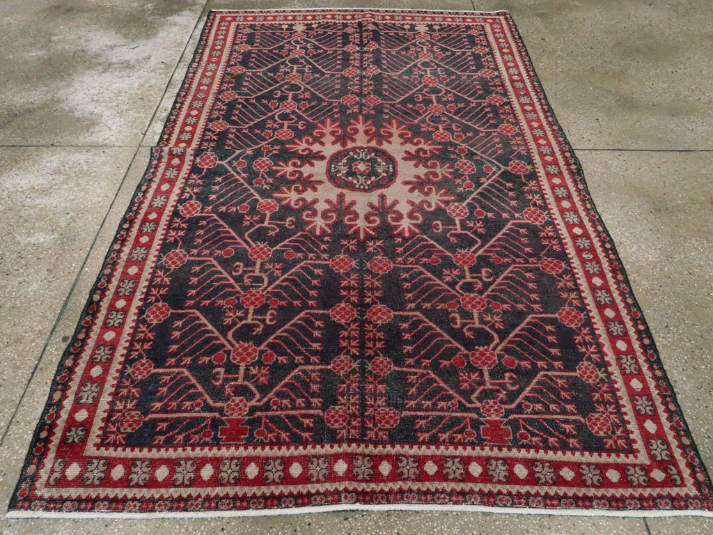 Antique East Turkestan Khotan Carpet, No.18980 - Galerie Shabab