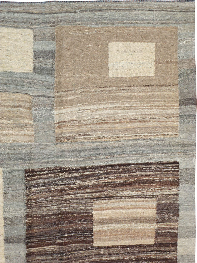 Modern Turkish Flat-weave Kilim, No.18992 - Galerie Shabab
