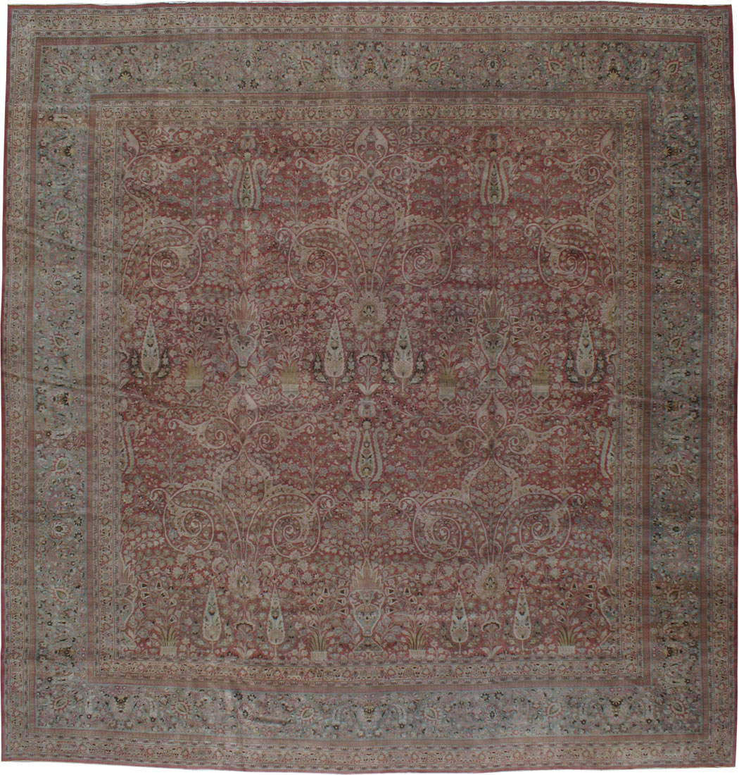 Antique Mashad Carpet, No.18998 - Galerie Shabab