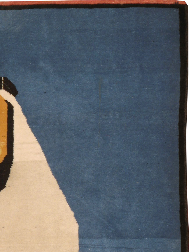 Vintage Afghan Turkoman Pictorial Rug, No.19003 - Galerie Shabab