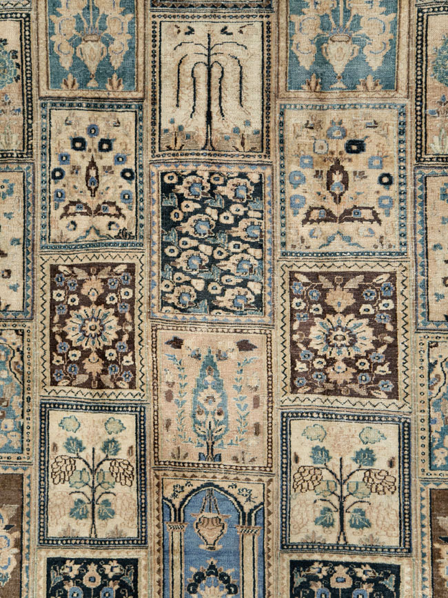 Antique Persian Mashad Large Room Size Carpet, No.19010 - Galerie Shabab
