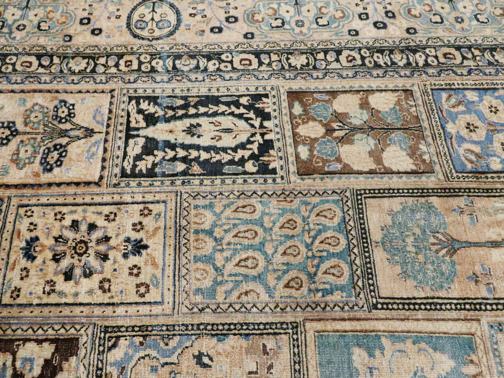 Antique Persian Mashad Large Room Size Carpet, No.19010 - Galerie Shabab