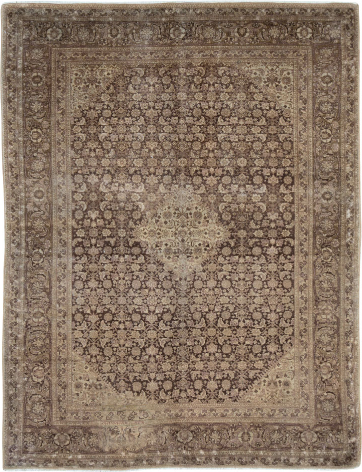 Antique Persian Tabriz Rug, No.19014 - Galerie Shabab