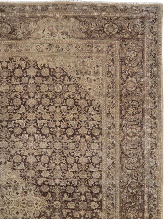 Antique Persian Tabriz Rug, No.19014 - Galerie Shabab