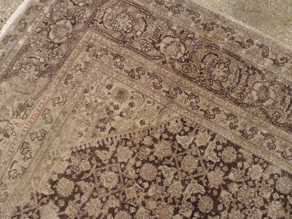 Antique Persian Tabriz Rug, No.19014 - Galerie Shabab