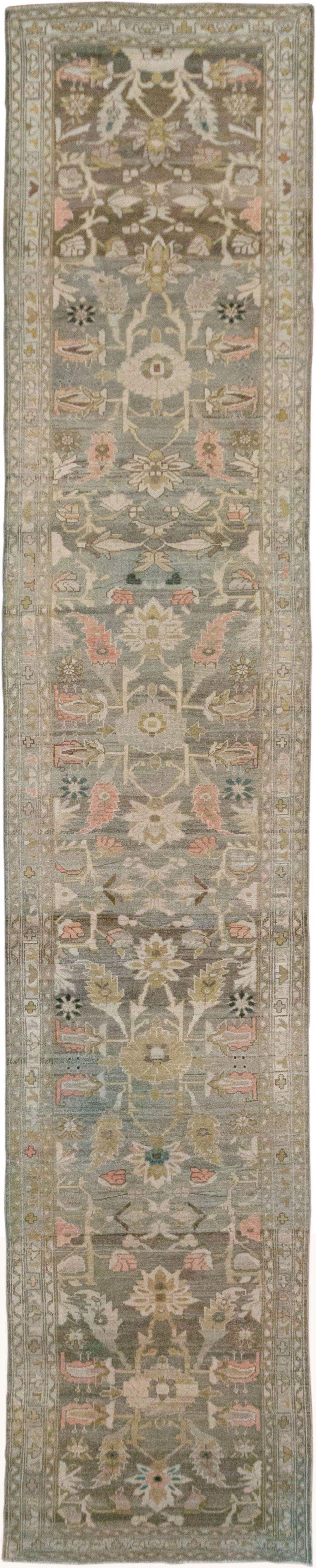 Vintage Persian Malayer Runner, No.19016 - Galerie Shabab