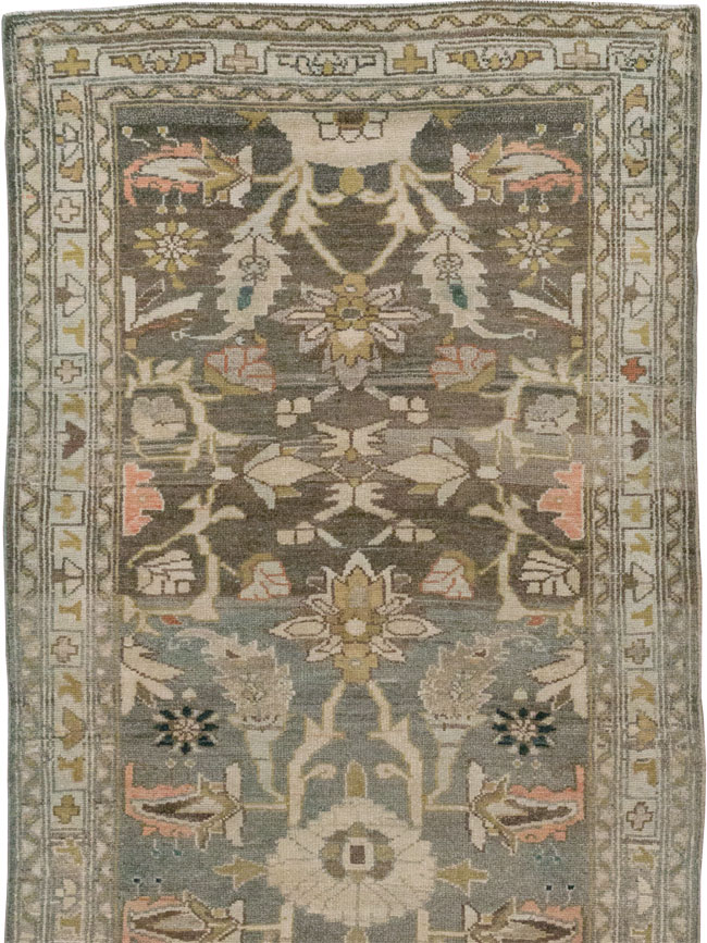 Vintage Persian Malayer Runner, No.19016 - Galerie Shabab