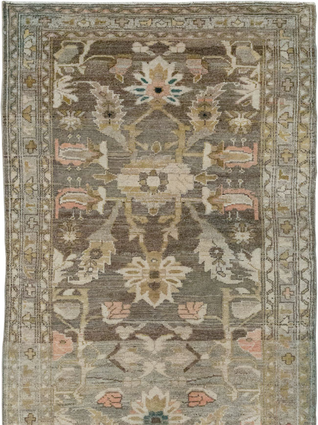 Vintage Persian Malayer Runner, No.19016 - Galerie Shabab
