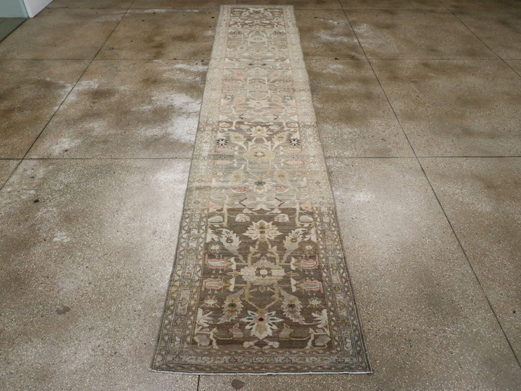 Vintage Persian Malayer Runner, No.19016 - Galerie Shabab