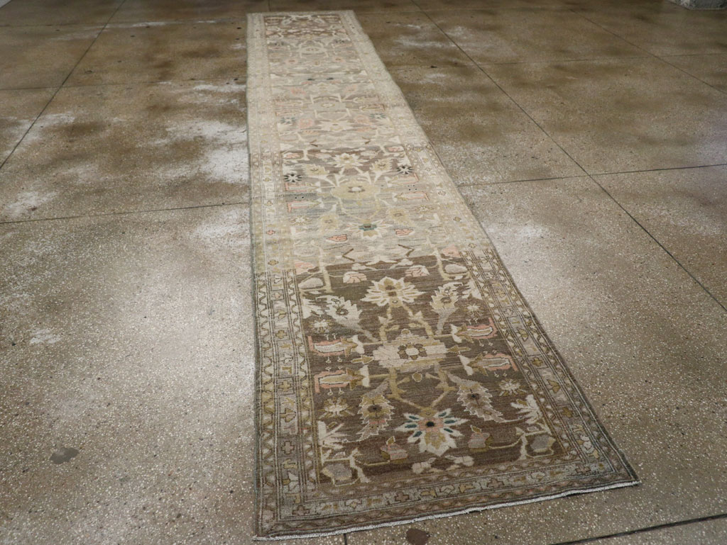 Vintage Persian Malayer Runner, No.19016 - Galerie Shabab