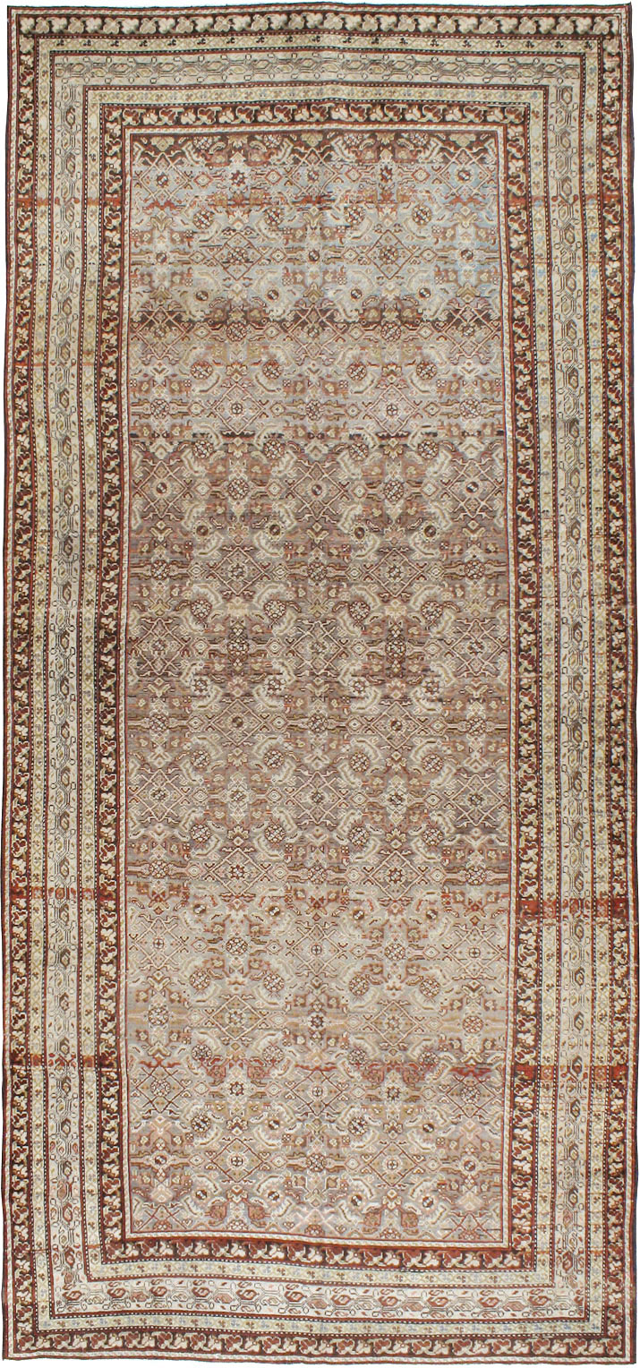 Vintage Persian Malayer Gallery Carpet, No.19017 - Galerie Shabab