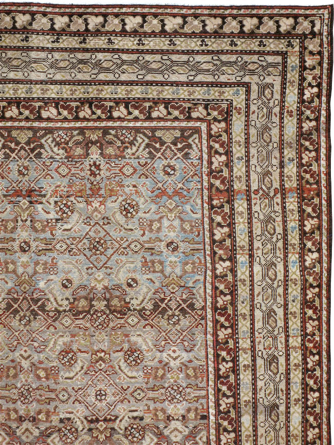 Vintage Persian Malayer Gallery Carpet, No.19017 - Galerie Shabab